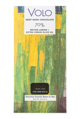 Volo x Gold Ridge Organic Farms Arbequina EVOO | 70% Dark Chocolate W/ Candied Meyer Lemon